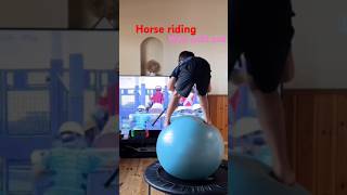 The Horse Riding shorts short funny babyreels [upl. by Marjory486]