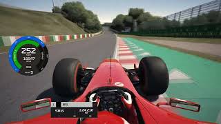 Ferrari F2004 on slicks breaks the track record in Suzuka [upl. by Annavaig738]