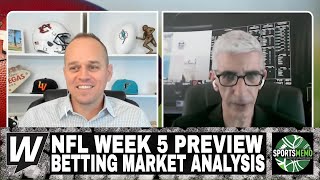 The Opening Line Report  NFL Week 5 Betting Market Analysis  October 3 [upl. by Gnehc429]