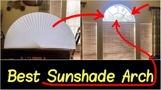 ✅Best Window Arch Shade  Sun Light Filtering Shade Privacy Arch Fabric for Half Round Windows [upl. by Healy]