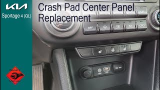 Kia Sportage QL  Crash Pad Center Panel Replacement [upl. by Clementas105]