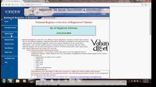 Check Vehicle Registration Status OnlineHINDI TOP RATED [upl. by Aiclid]