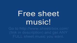 How and where to get free sheet music for any song [upl. by Teerprug]