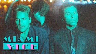 Crockett Tubbs and Switek Sneak Into Dykstras Place  Miami Vice [upl. by Elyrpa]