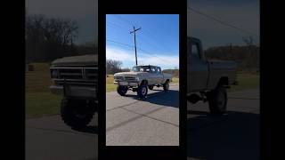 DriveBy  Hell Yes Highboy ’71 F250 Crew Cab highboy drive ford truck [upl. by Nysilla]