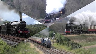 The Very Best of UK Steam Trains on the Mainline in 2023 Part 2  July to December [upl. by Anawal793]