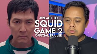 React to SQUID GAME Official Trailer [upl. by Felisha]