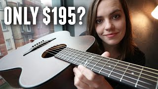 This Acoustic Guitar Costs 195 but sounds BEAUTIFUL [upl. by Ettelracs]