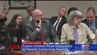 Turpin Parents Get Life In Prison In Emotional Sentencing [upl. by Ahcatan]