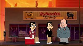 Richie talks to Chrissy  A Sopranos Animation [upl. by Rogergcam]