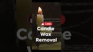 Remove candle wax like a pro with these easy tip🕯️✨Keep your surfaces clean and your candles glowing [upl. by Showker543]