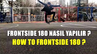 Frontside Ollie Nasıl Yapılır  180 How To Frontside 180 [upl. by Hsetim632]