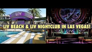 Checking out LIV BEACH amp LIV NIGHTCLUB at Fontainebleau NEWEST Pool Party amp Nightclub in Las Vegas [upl. by Ahseret]