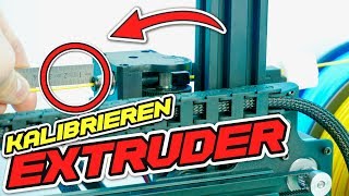 EXTRUDER KALIBRIEREN 3D Drucker  TUTORIAL ESteps [upl. by Amzaj]