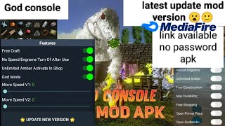 Latest ARK Mobile God mode Mod menu Apk free craft Unlimited Amber no password god console [upl. by Dafna695]