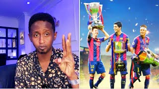 CAAWA TAARIIKHDA BARCELONA ayey Xuseysaa balse REAL waaka careysineysaVINI hayey MessiSUQA kooxaha [upl. by Irihs]