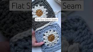 Here is another way to attach your granny squares together if you want to use the slip stitch 🌼🧶 [upl. by Eniamraj]