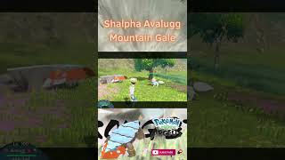 Shiny Alpha Hisuian Avalugg Signature Move Mountain Gale in Pokemon Legends Arceus [upl. by Leunad263]