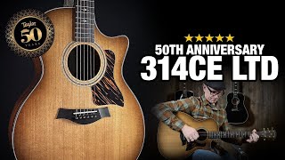 Taylor 50th Anniversary 314ce LTD – Acoustic Guitar Review [upl. by Stralka500]