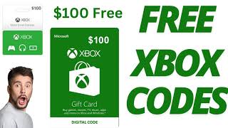 Free Xbox Gift Card Codes 2024 Unused Giveaway 100  How To Get Free Xbox Digital Codes 2024 [upl. by Lesig]