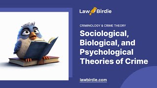 Sociological Biological and Psychological Theories of Crime  Essay Example [upl. by Bigelow452]