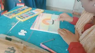 easy sunsetting paintingeasydrawingandpaintingforkids art landscape [upl. by Viehmann]