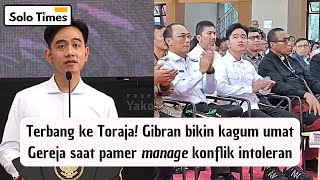 Pidato Wapres GIBRAN di Sidang Raya XVIII GerejaGereja di Toraja [upl. by Oiziruam]