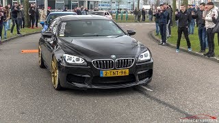 LOUD BMW M6 Gran Coupé F06 w Custom Eisenmann Exhaust  Crazy Bangs Revs amp Accelerations [upl. by Helfant712]