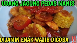 Resep Udang Jagung Pedas Manis [upl. by Botti]