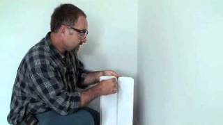 Wall Paneled Wainscoting Kit Installation  Step 5 Corner Stile [upl. by Salohcim]