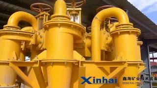 Hydrocyclone Used for Minerals ores Classifying Xinhai 2020 [upl. by Janeen]