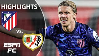 Atletico Madrid vs Rayo Vallecano  LALIGA Highlights  ESPN FC [upl. by Gona]