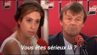 La réaction hallucinée de Léa Salamé à la démission de Hulot était spontanée comme souvent [upl. by Lundell514]