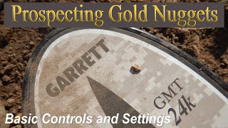 Garrett Goldmaster 24K  Setup  Controls  Gold Nugget Audio [upl. by Nostaw340]