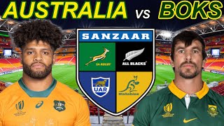 AUSTRALIA vs SOUTH AFRICA Rugby Championship 2024 Live Commentary [upl. by Silra]