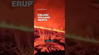 Iceland volcano erupts [upl. by Sansen]