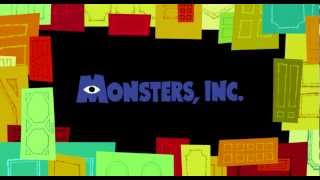 Best Animated Title Sequence and Credits  Monsters Inc [upl. by Nettle]