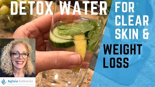 DETOX INFUSED WATER  FOR CLEAR SKIN amp WEIGHT LOSS [upl. by Ityak]