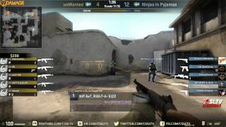 UnWanted vs Ninjas in Pyjamas  Gruppe A SLTV StarSeries XI  dedust2 [upl. by Ayhtin454]