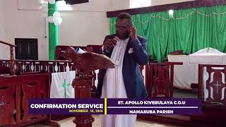 St APOLLO KIVEBULAYA COU  NAMASUBA PARISH Live Stream [upl. by Darken]