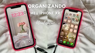 IPHONE XR  minha nova organização no iOS 17 🤍 [upl. by Vern]