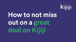 How to not miss out on a great deal on Kijiji  Tips to make and save money from home [upl. by Imojean53]