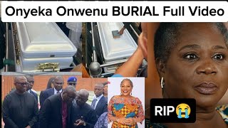 ONYEKA ONWENU LAID TO REST😭FULL BURIAL VIDEO PETER OBI amp OTHERS BIDS Farewell😢 [upl. by Hilton]