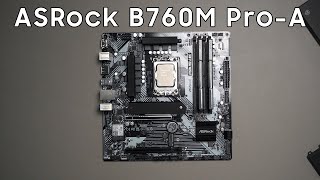 Quick highlight  Asrock B760M ProA [upl. by Anairo161]