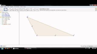 Vídeo Aula GeoGebra Baricentro [upl. by Redleh]