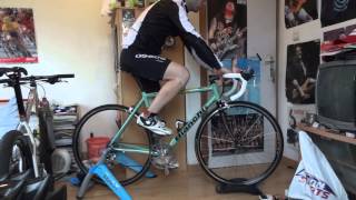 Specialized BG Fit Bianchi Tacx Satori Test [upl. by Aronael]