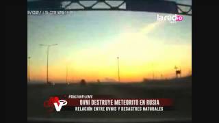 Ovni destruye meteorito en Rusia y la cruz de objetos voladores en los cielos de EEUU [upl. by Ibib]