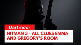 Hitman 3  All 4 Clues Emma and Gregorys Room [upl. by Nielsen885]