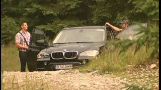 Gerard Butler amp Madalina Ghenea with BMW X5 [upl. by Haletta]