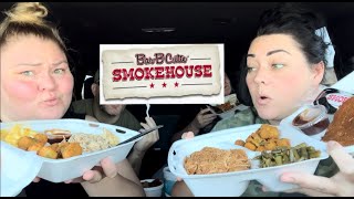 BarBCutie SmokeHouse Mukbang  With Chelcie Lynn Officer Daniels Libbie Higgins and Beth [upl. by Aneeles]